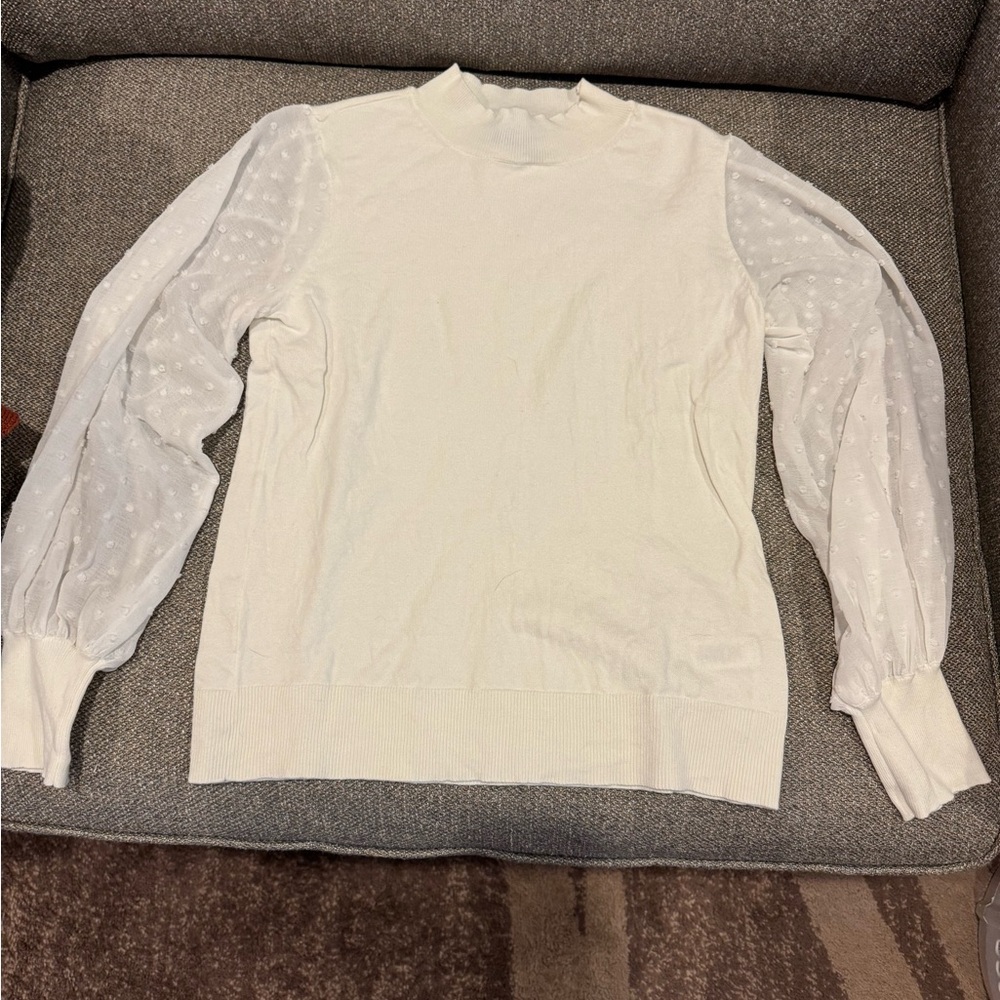 CeCe Ivory Knit Top